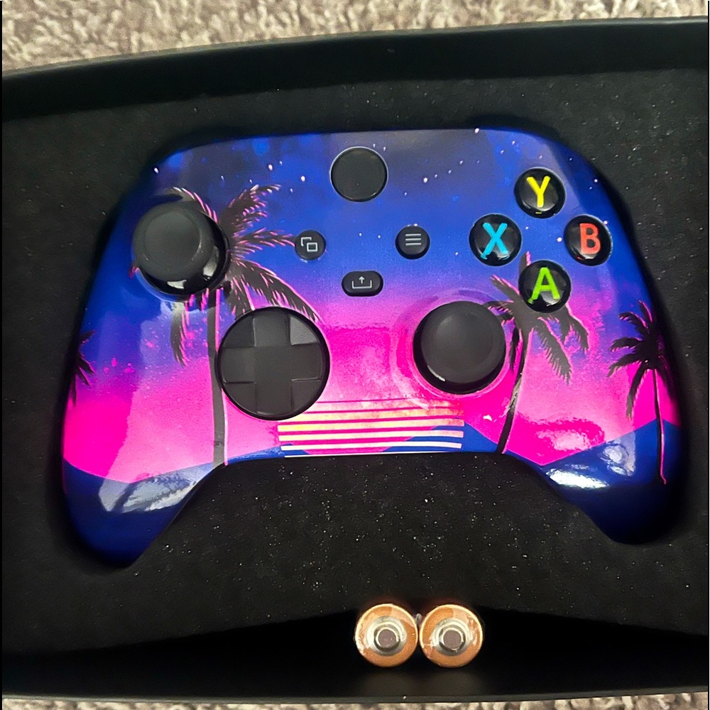 Xbox One Palm Tree Sunset Wireless NonModded Controller